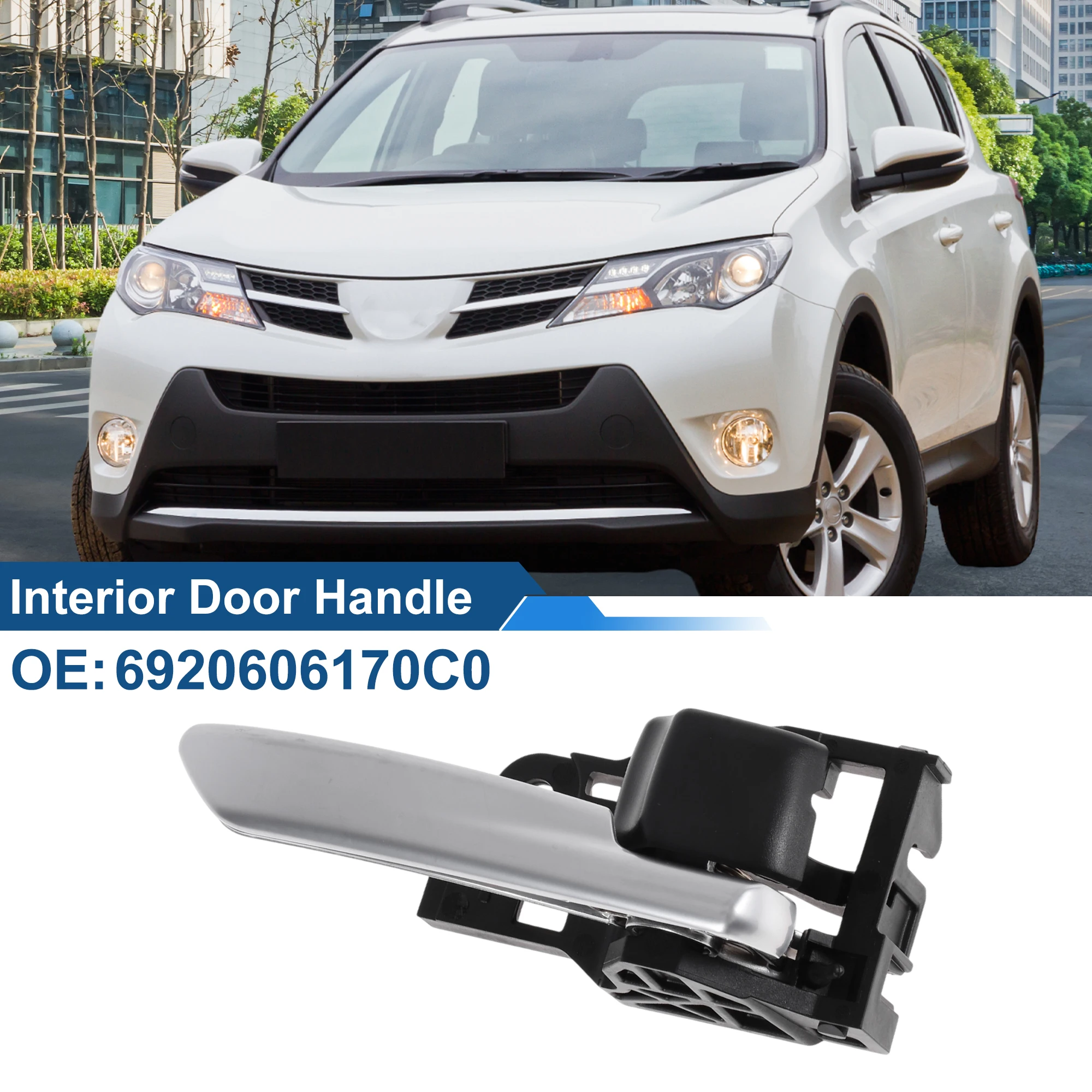 

UXCELL передняя пассажирская сторона задняя правая внутренняя дверная ручка со стороны пассажира для Toyota Rav4 внутренняя дверная ручка No 6920506170C0