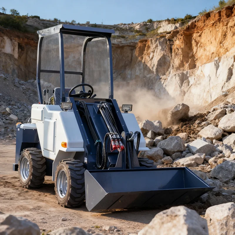 

Customized Mini Excavator 1.8 Ton Wheel Loader ZL18 Payloader with 1.0m³ Bucket Weichai Engine for Construction Farming