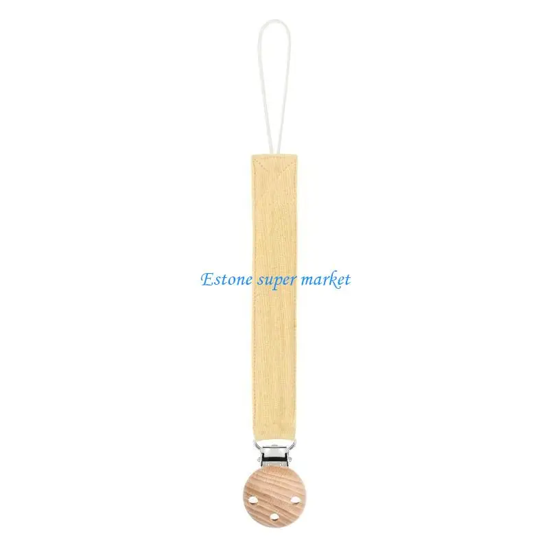 

090B Хлопковая веревка, цепочка для соски, деревянный зажим для пустышки, игрушка для прорезывания зубов, зажим для соски, для