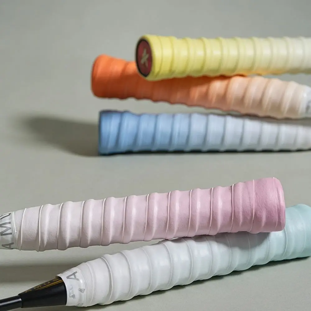 Anti-slip Badminton Handle Wrap Tape Gradient Color Shock-Absorbing Fishing Rods Band Sweat-Absorbent Wear-resistant