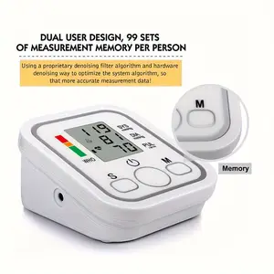 Portable arm blood pressure monitor, automatic tonometer, digital pressure gauge, sphigmomanometer pulse, LED 12 Main Sales Digital Pressure Meter - №11