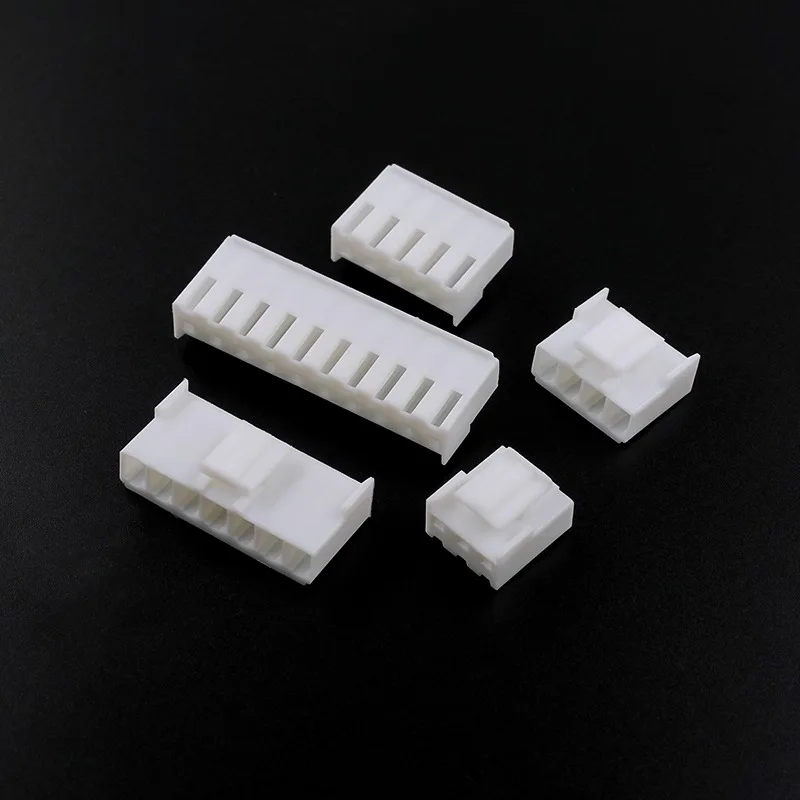 1000 قطعة VH3.96 ذكر التوصيل مع البلاستيك قذيفة محطة 3.96 مللي متر تباعد 2 3 4 5 6 7 8 10P موصل #3