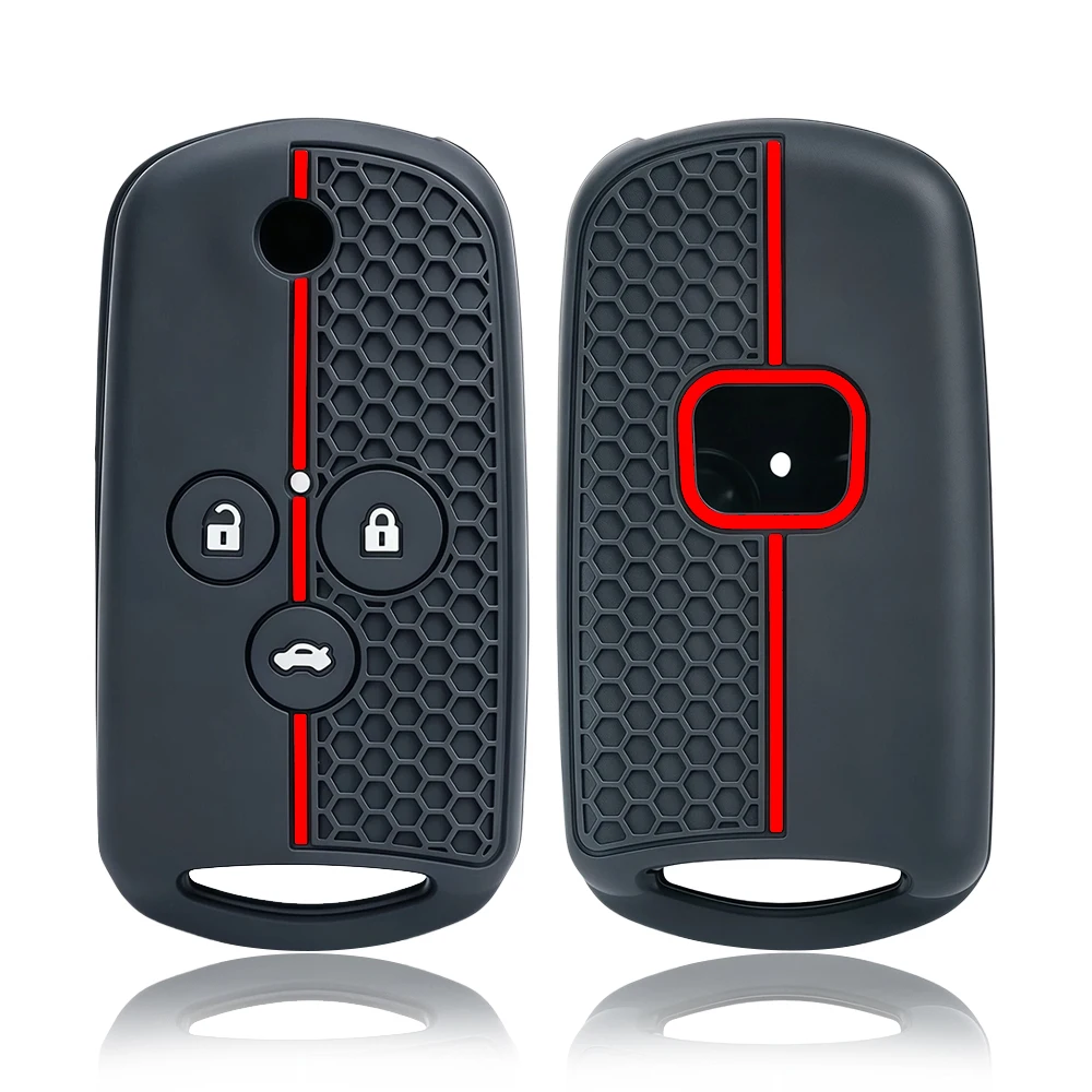 3 Buttons Car Key Case Flip Remote Control Fobs Protector Cover Skin for Honda Acura Accord CR-V Civic Jazz CR-Z 2011 2012
