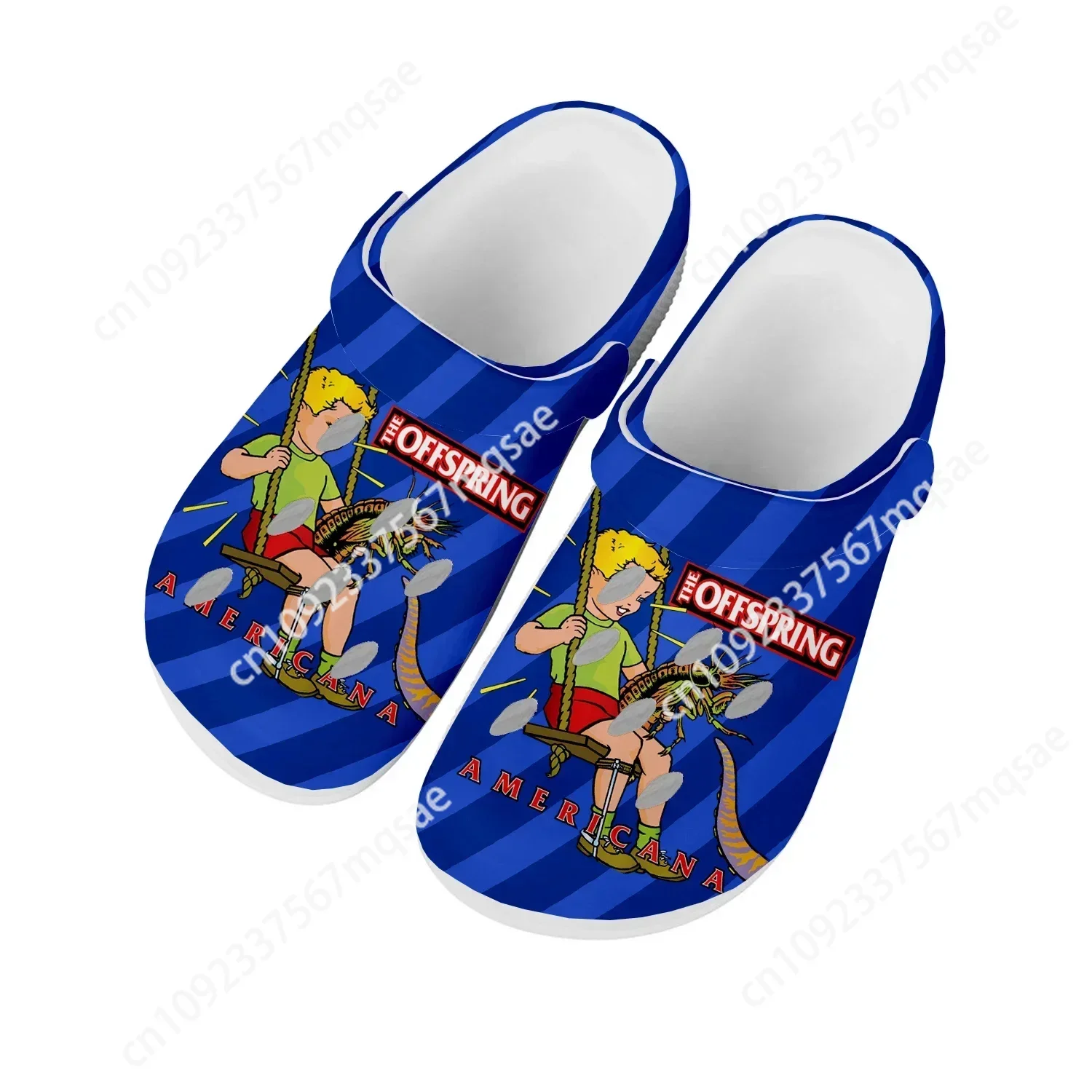 

The Offspring Rock Band Home Clogs Custom Water Shoes Mens Womens Teenager Shoe Garden Clog Breathable Beach Hole Slippers White