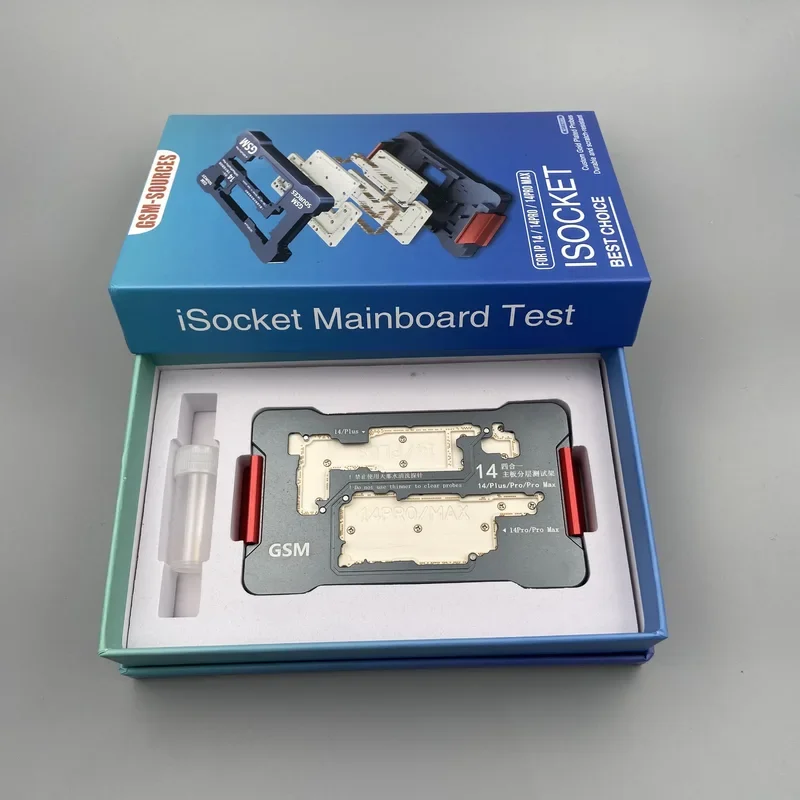 GSM-SOURCES Test Fixture iSocket For iPhone 14 14 Pro 14 PLUS 14 Pro Max Motherboard Repair Tool iSocket