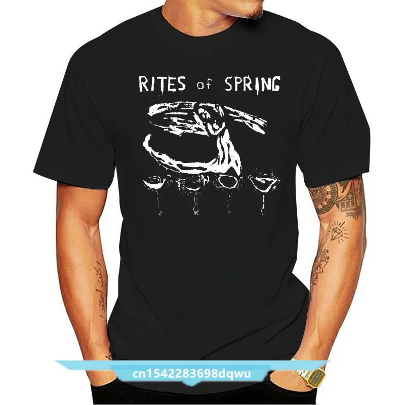 

NEW RITES OF SPRING POST BAND LOGO WHITE BLACK MEN SHIRT USA SIZE S-XXXL ZM1