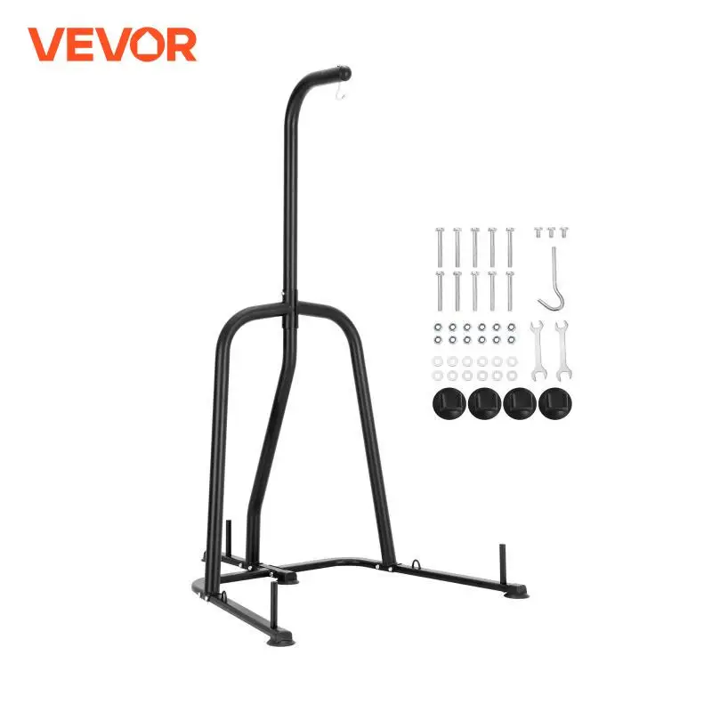 VEVOR Supporto per Sacco da Boxe, Attrezzatura da Allenamento in Acciaio, Supporto per Sacco da Boxe, Supporta Fino a 180 kg, Attrezzatura da Allenamento per Palestra a Casa