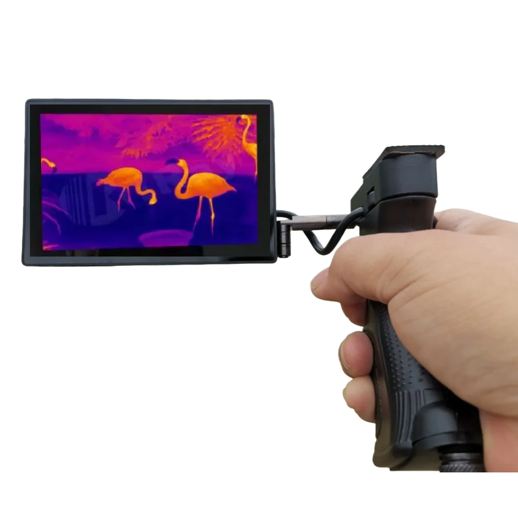 Thermal Monocular Screen Viewfinder Night Vision Scope Waterproof HD External Handheld Viewer Moniter 860*520 for GTGUARD Ai15