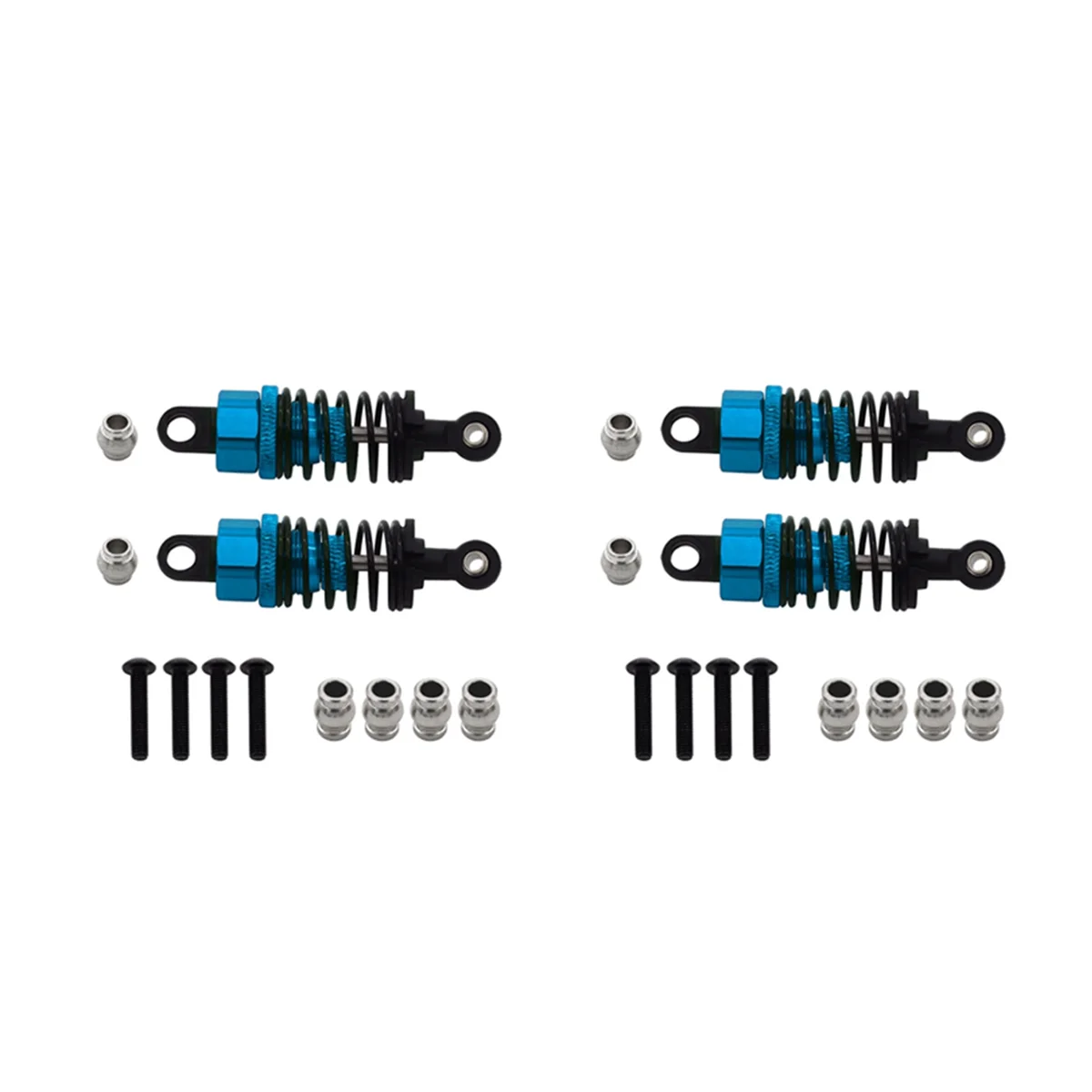 

Y04A 4x for TT01 TT02 Metal Hydraulic CNC Remote Control Car 55mm,Blue