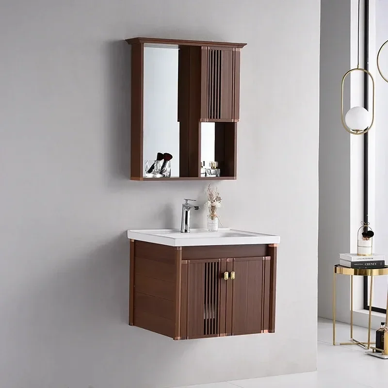 Designer Vanity Bathroom Cabinet Toilet Washbasin Modern Mirror Sink Dresser Storage Cabinet Luxury Schrank Unique Furniture