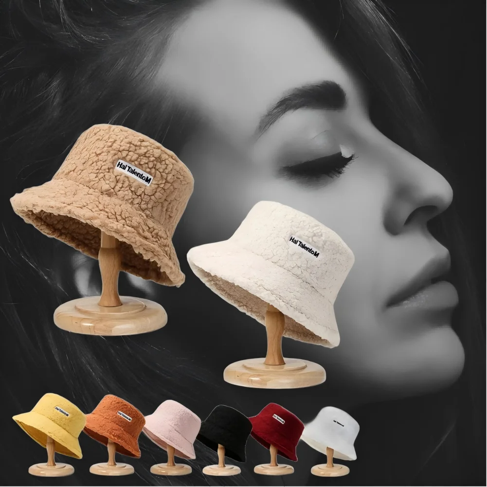 Boné de lã de ovelha macia com letras bordadas: A Escolha Inteligente para Inverno com Estilo e Conforto