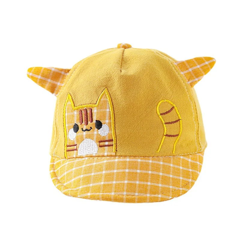 Cute Baby Boy Cap Embroidery Number Baby Baseball Cap Spring Summer Children Cotton Sun Hat Toddler Girl Outdoor Visor Hats