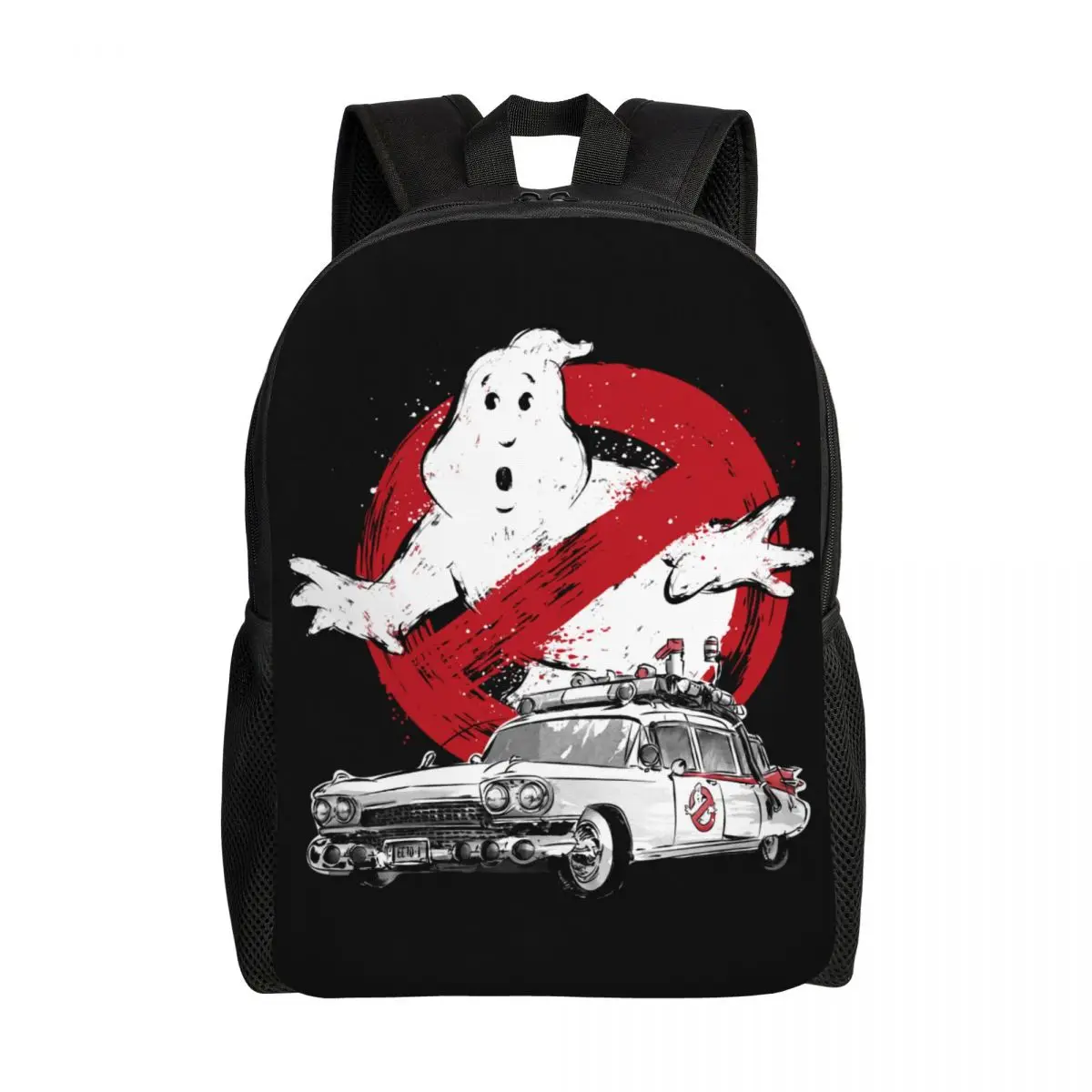 

Custom Ghostbusters Travel Backpack Women Men School Computer Bookbag Supernatural Ghost Movie College Student Daypack Bags