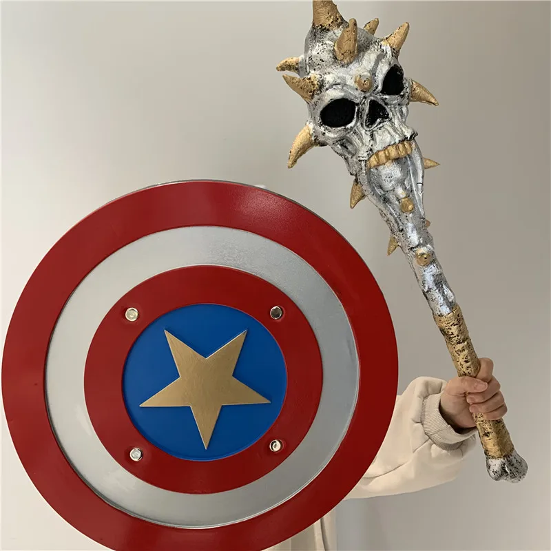 コスプレ用の大きなキャプテンアメリカのシールド,1:1の武器,スーパー