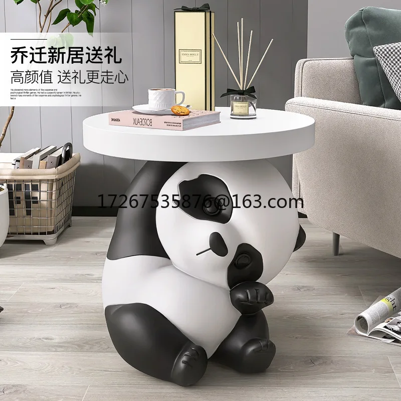 

Panda living room floor-to-ceiling ornaments, home accessories, bedside table next to sofa, tray stereo