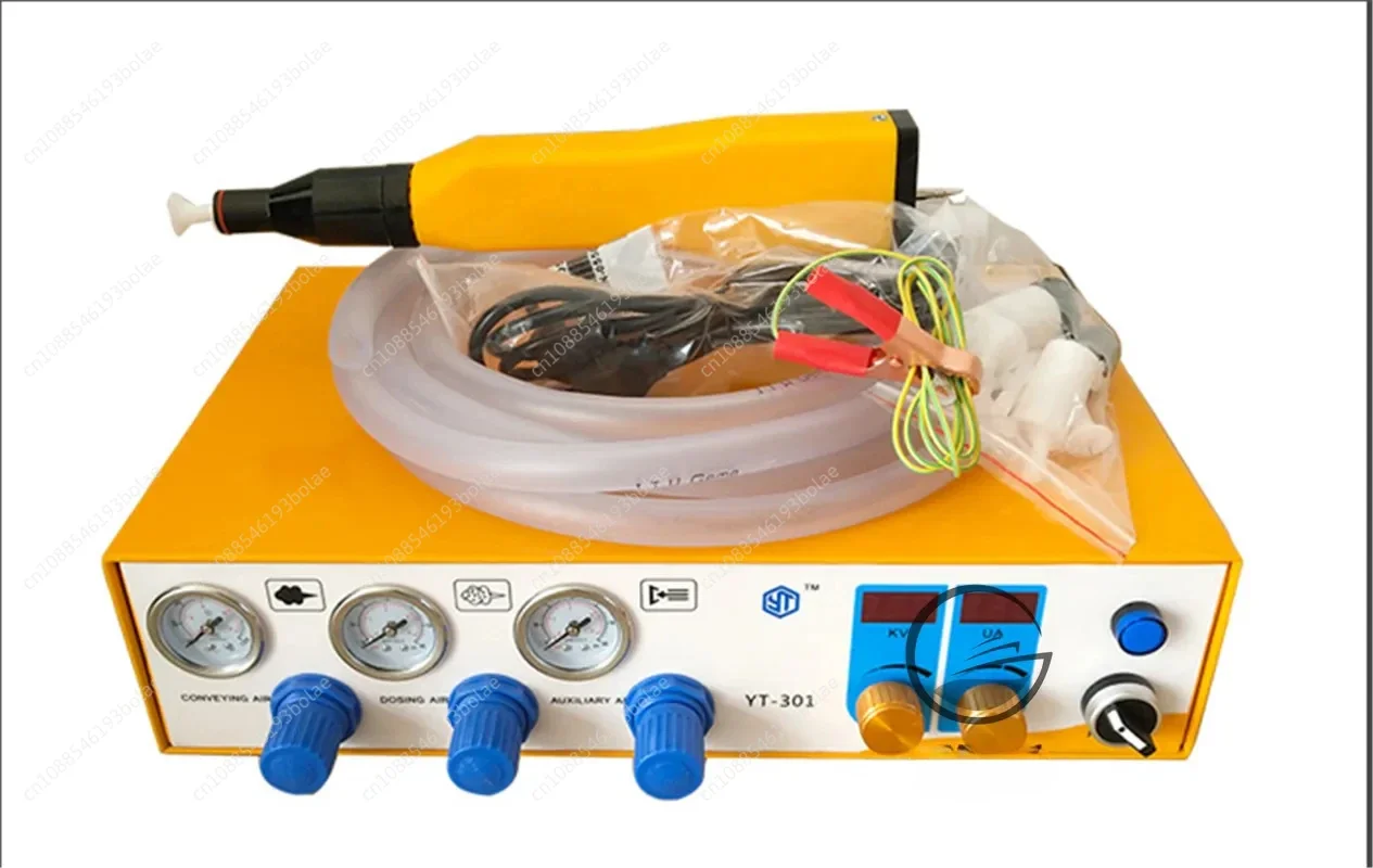 Portable Powder Paint Experiment System Electrostatic Powder Coating Machine with Electrostatic Powder Coating Test image 2