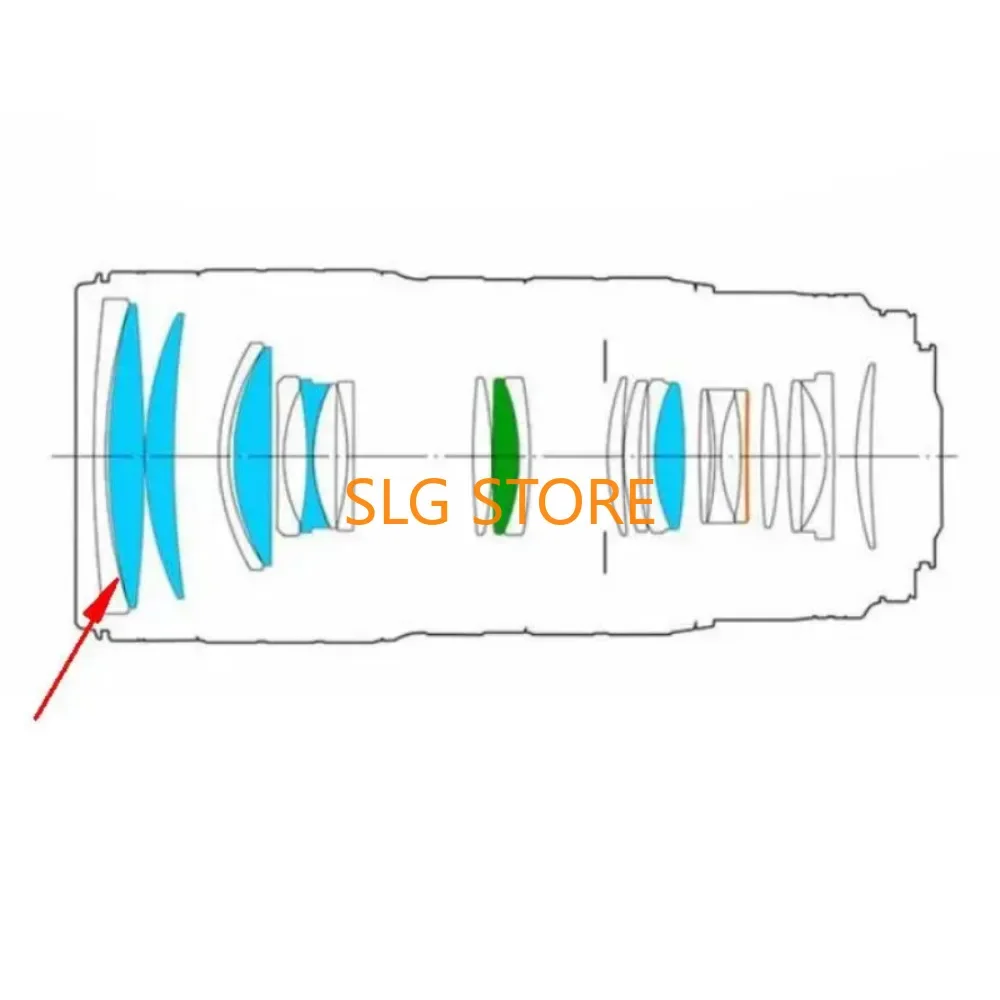 New Front Lens Zoom Glass For Canon EF 70-200mm 70-200 mm f/2.8L IS II USM Gen 2 camera part (Only glass)