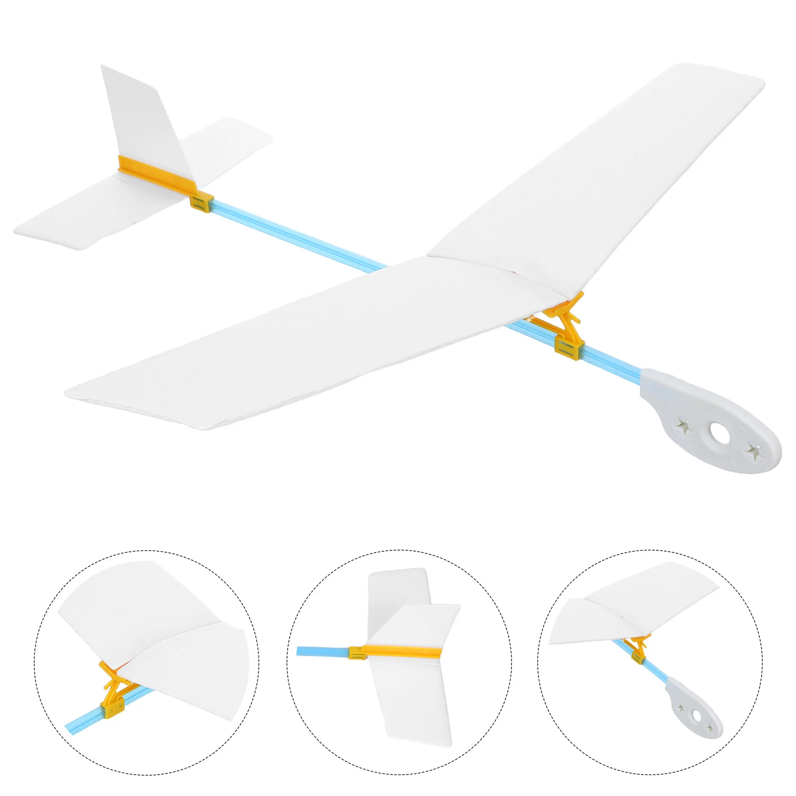 

2pcs Wooden Glider Plane Kit Diy Assembly For Kids Aviation Science Educational Hand Launch Aircraft Building Craft Spatial