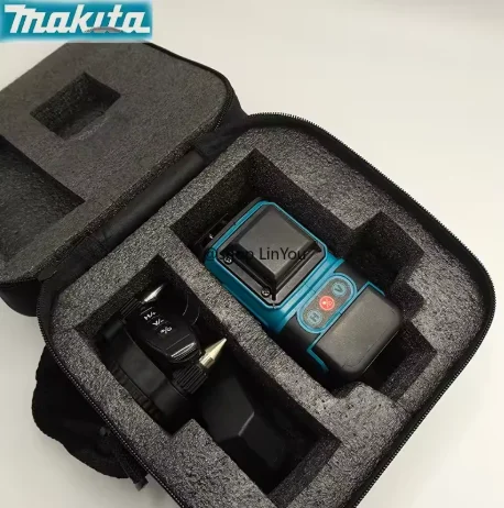 Makita 18V Battery,16Lines4D Green Laser Level, 360°Self Leveling High Precision Horizontal Vertical Cross Line For Construction