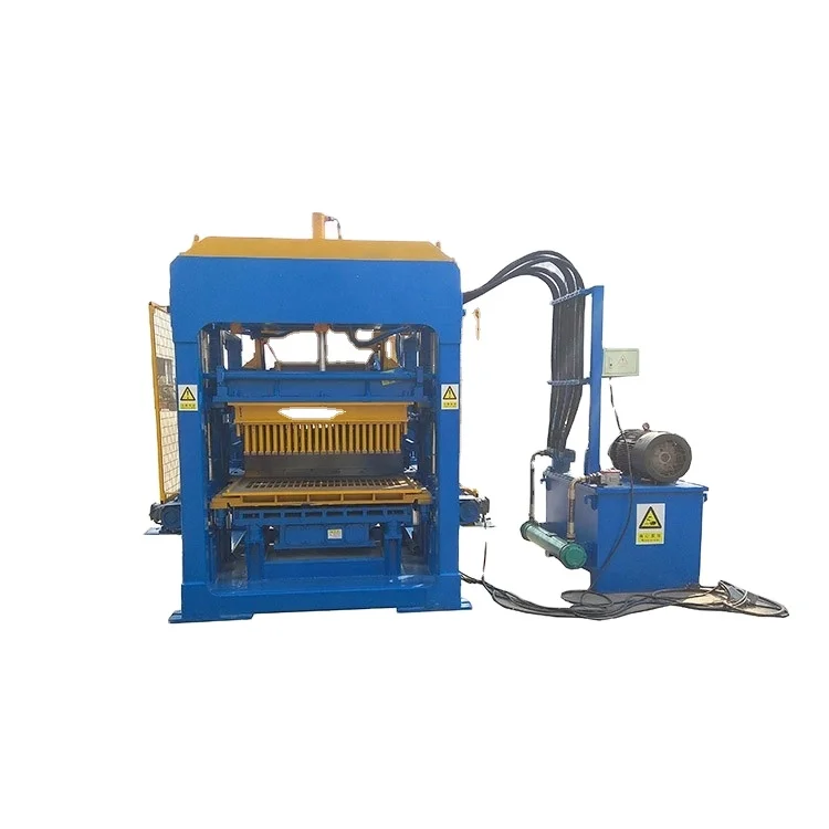 QT5-15 Fully Automatic Hydraulic Block Making Machine Stationary Concrete Brick Production Line Pallet-required 9600pcs/8h