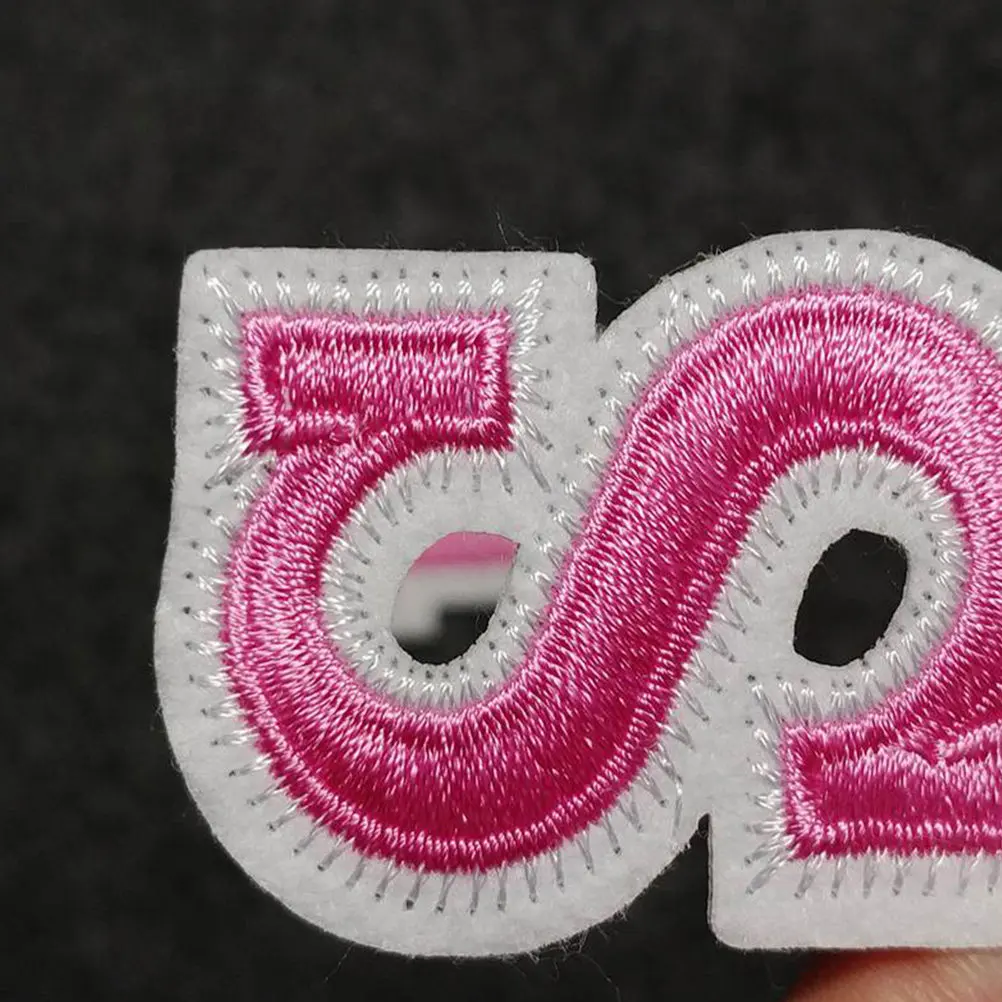 

52Pcs Alphabet Iron on Letters Patches DIY Embroidered Sewing Applique Clothes Repair Material Decorative for Jeans Shirts Bags