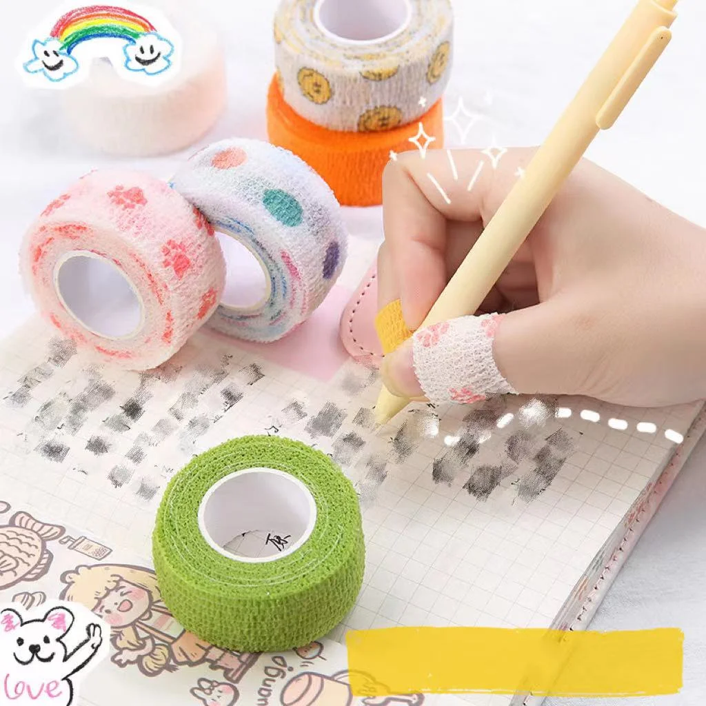 Finger Protector Care Guard Bandage For Student Writing Anti-Wear Calluses Self-Adhesive Wound Dressing Sports Elastic Band Tape