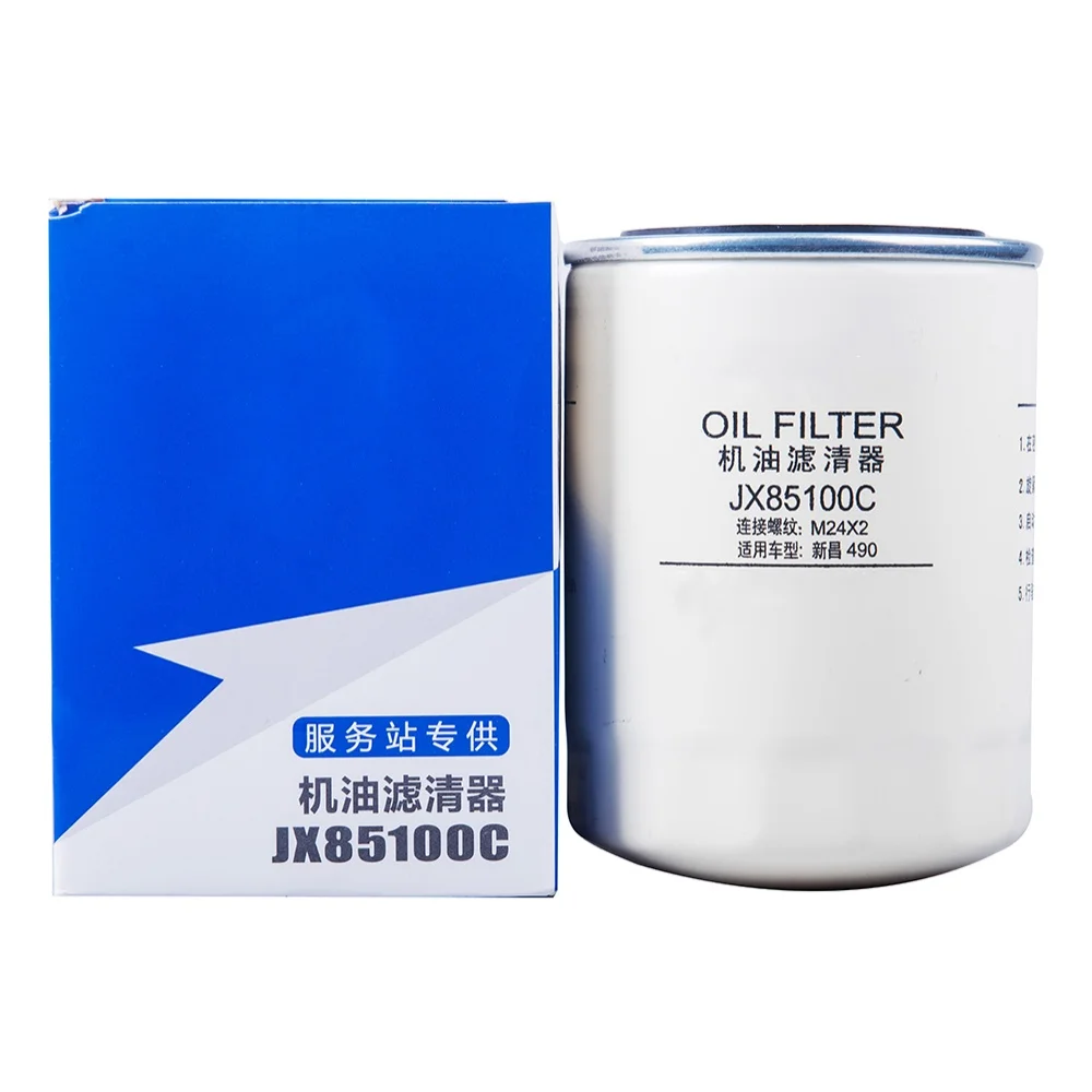 Oil Filter JX85100C For 490 495 4102 Forklift Oil Filter Element