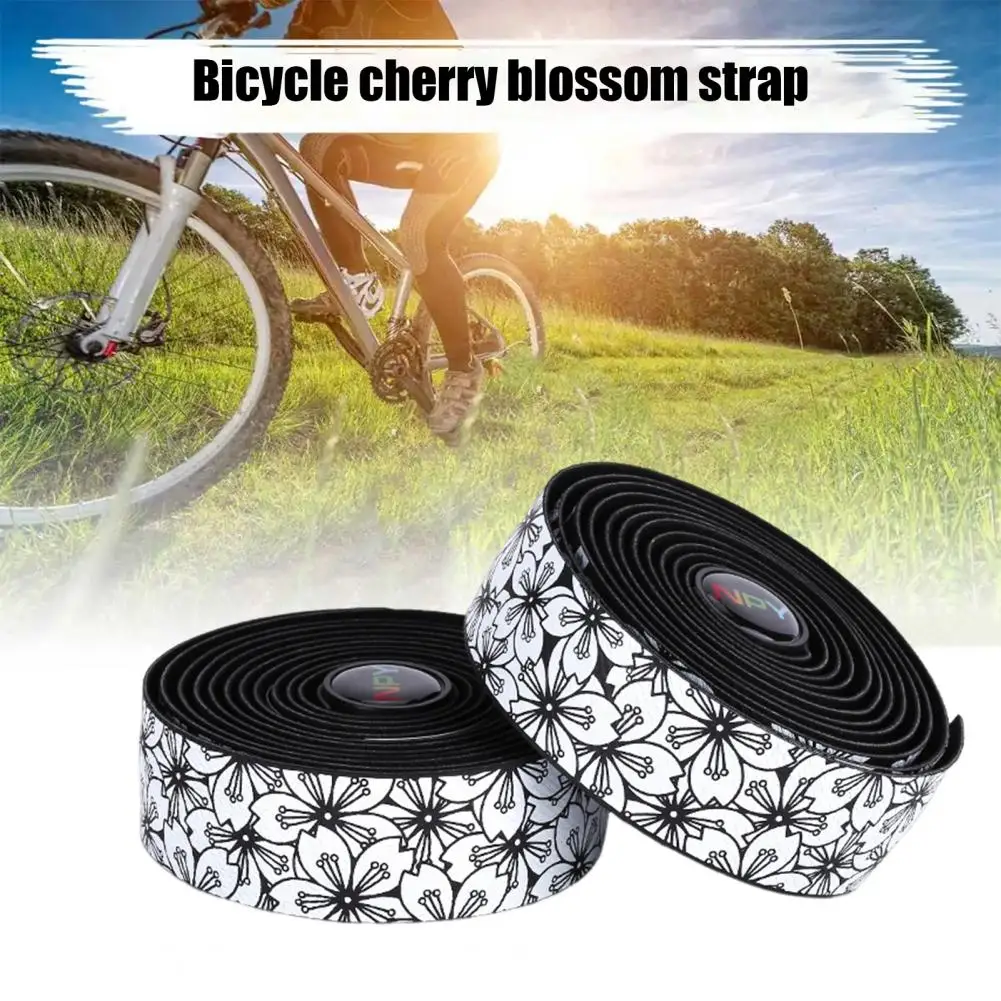 Hand Fatigue Reduction Grips Premium Bicycle Handlebar Tape Set Non-slip Sweat-absorbent Grip Wrap Tape for Shockproof Comfort