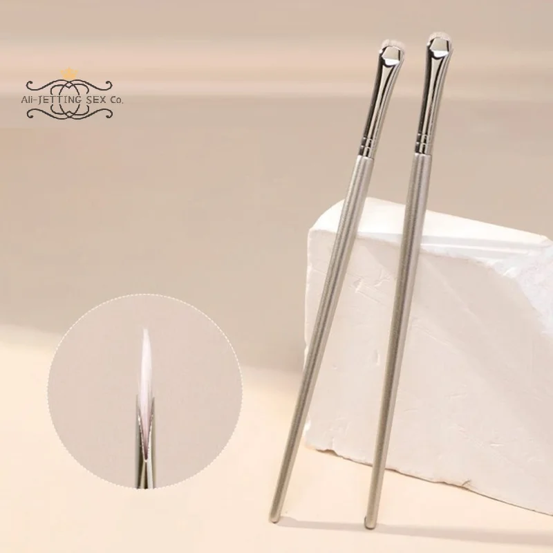 1pc Curved Eye Liner Make Up Brushes Precision Eyeliner Makeup Brush Eyelid Sharp Thin Small Eye Cosmetic Tools