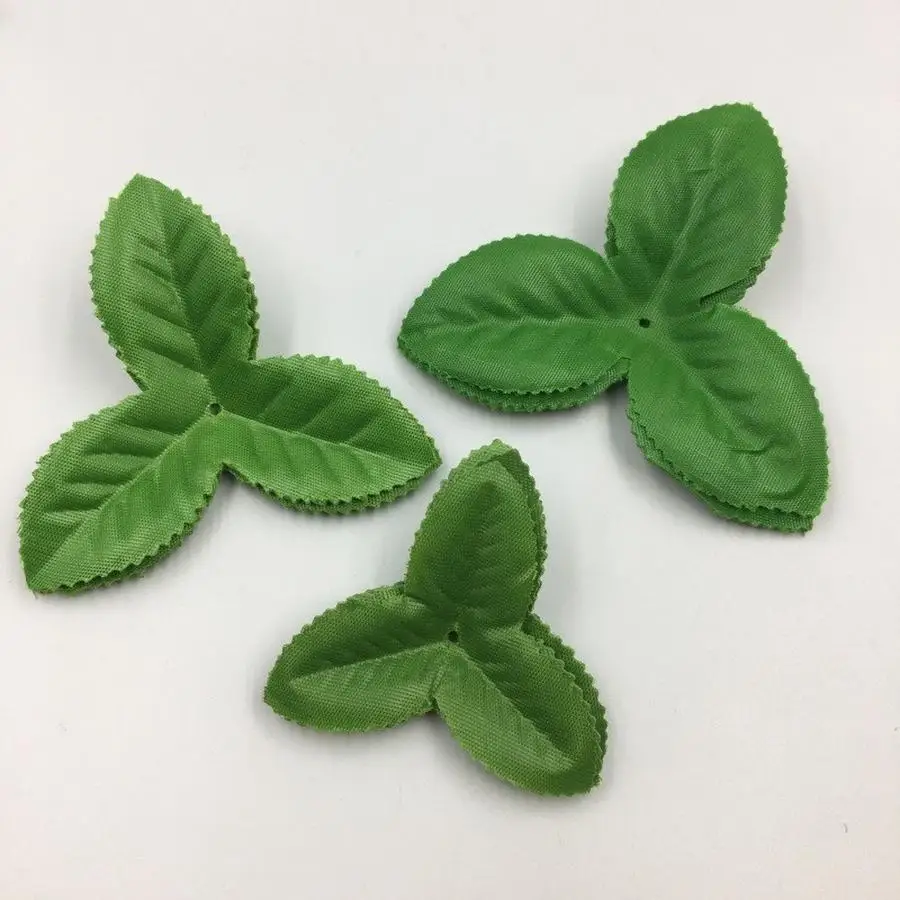 1/5/10/20/50/100pcs Artificial Rose Leaves/Realistic Green Foliage, Ideal for Wedding Bouquets, Wreath Making, Christmas, Thanks
