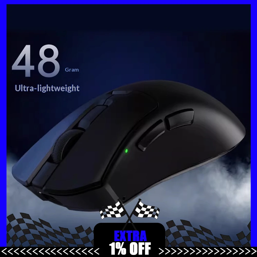 DeLUX M900V2 Gaming Mouse 8000Hz PAW3395 Sensor Wireless Mouse Nordic 52840 chip Light Weight For CSGO PC Accessories Gifts