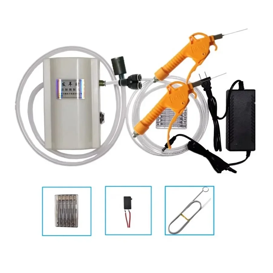 

Electric High Pressure Bacon Pump Gun Meat Saline Syringe Pump Electric Meat Marinated Salt Water Injector Meat Processor