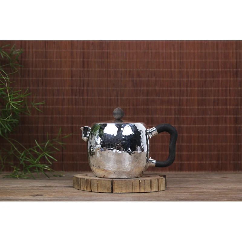 

999 sterling silver handmade tea set Japanese retro teapot kettle teacup home office tea ceremony Kungfu tea set 180ml