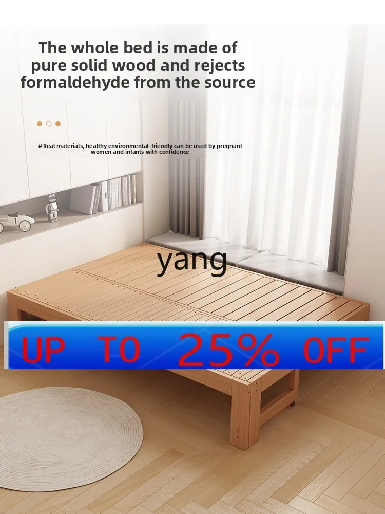 Ltt semi-retractable pull-out tatami simple single folding dual-purpose sofa bed