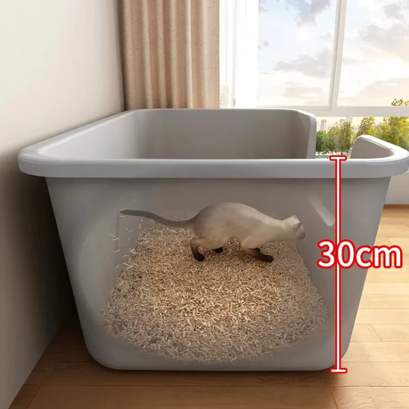Side Entrance Detachable open‑ended Small Litter Box Luxury Defecation Drawer Litter Box Arenero Para Gatos Household Products