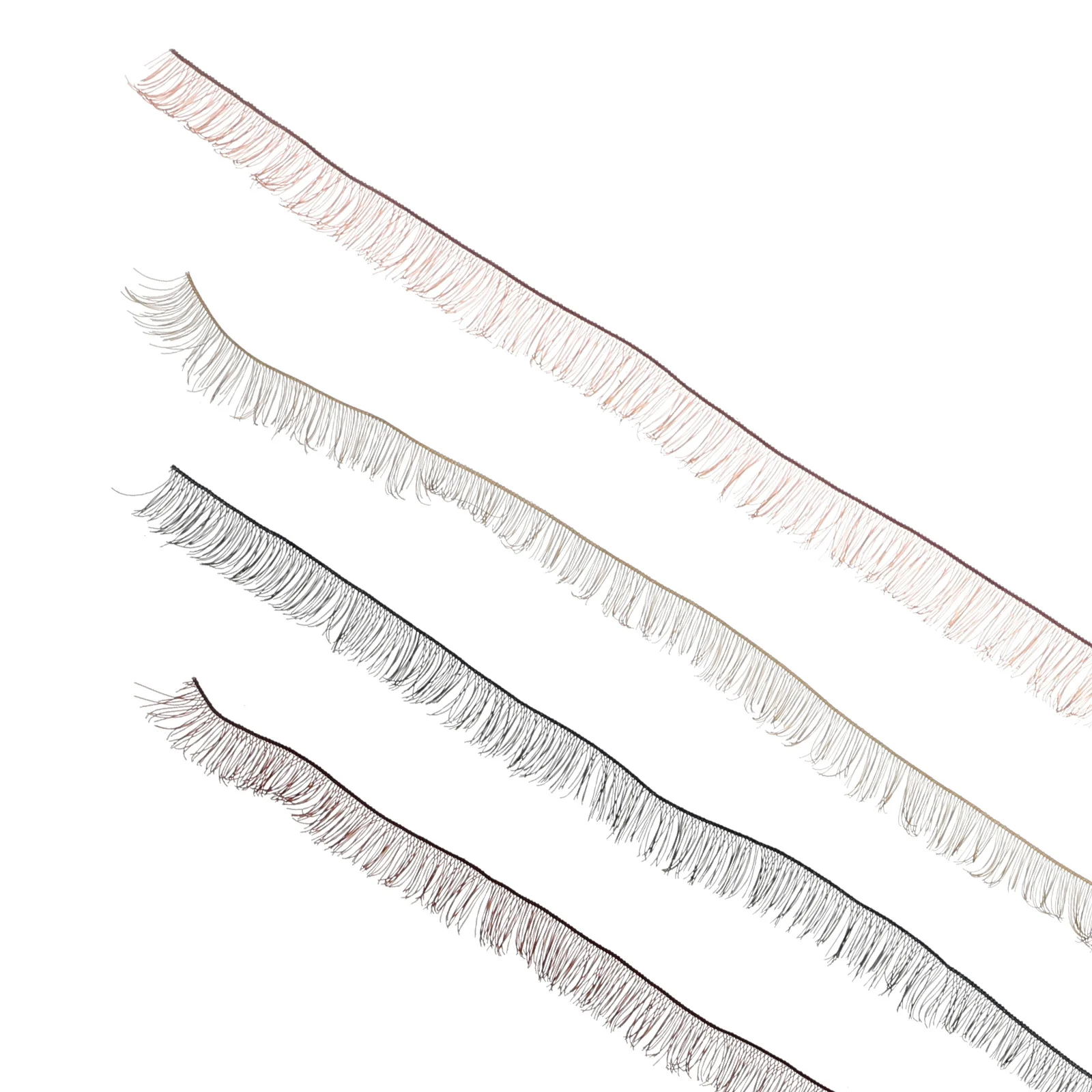 4 pçs falso para cílios postiços para diy artesanato acessórios natural simulado pacote de cílios postiços cílios postiços