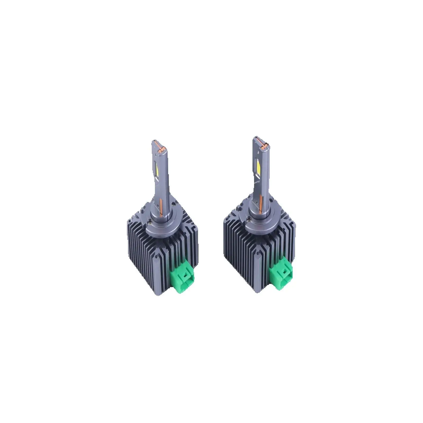 ذكي التحكم في درجة الحرارة LED المصباح للسيارة D1S D3S 6000K 40000LM 400W F6S 30 4070-D سلسلة