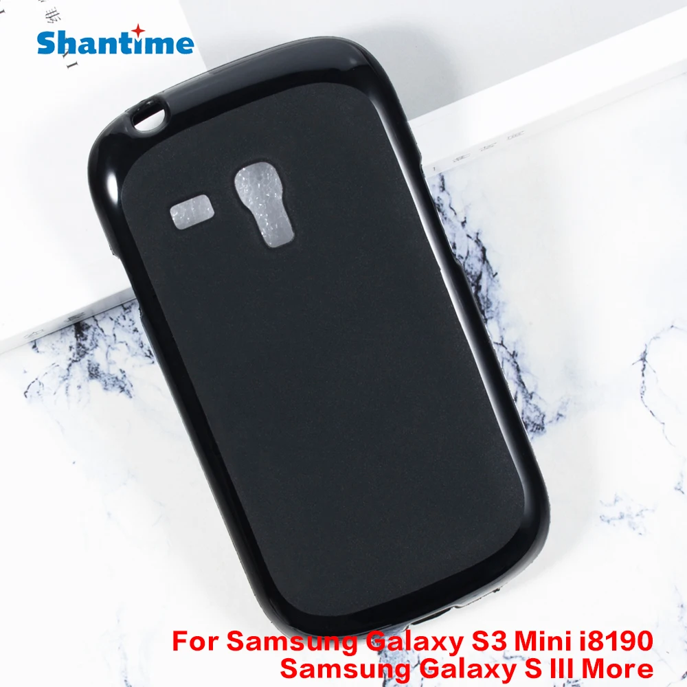 For Samsung Galaxy S3 Mini i8190 Gel Pudding Silicone Phone Protective Back Shell For Samsung Galaxy S III More Soft TPU Case