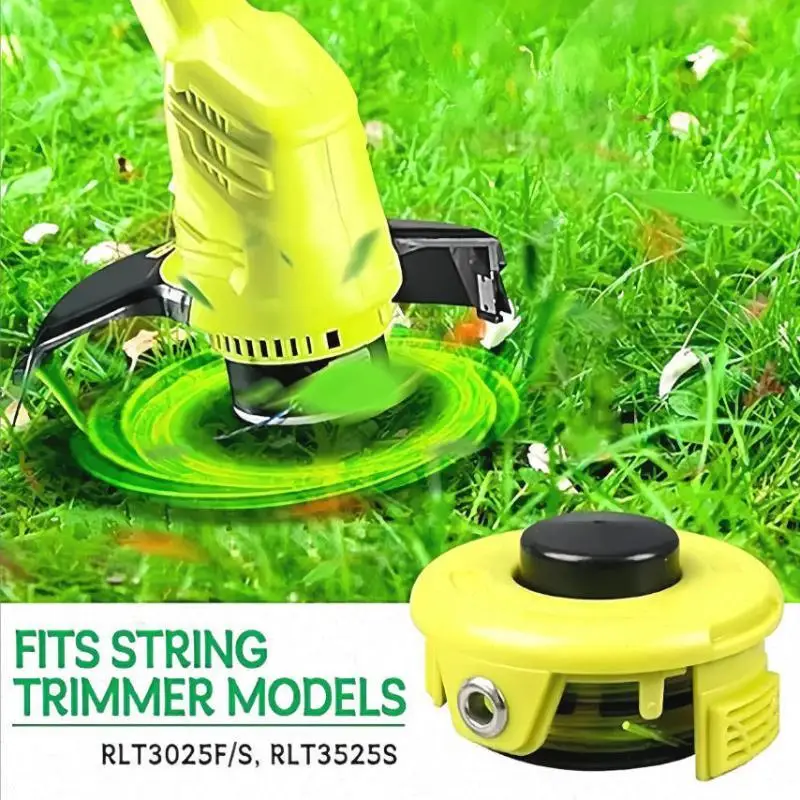 Trimmer Spool Line Kit For  RAC118 1.2 Mm Spool RLT3525S Trimmer Lawn Mower Replacement Spool Line And Cover Spring Set