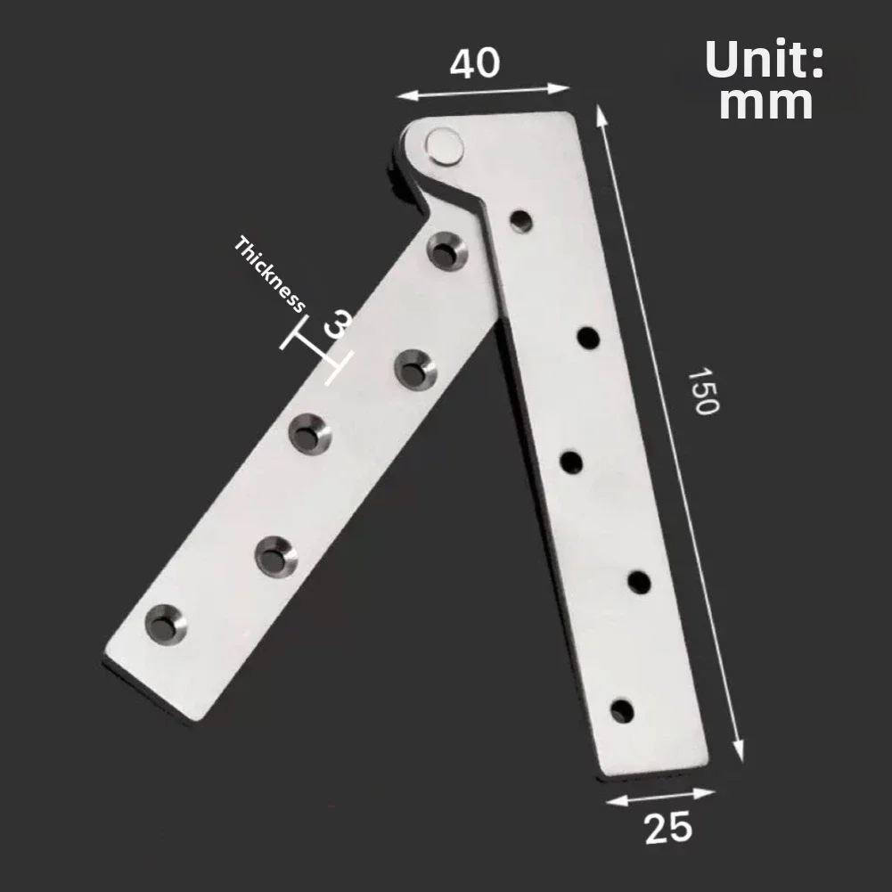 Stainless Steel Pivot Hinge for Internal Doors Screens Wooden Doors Aluminum Frame Doors Invisible Up Down Hinge
