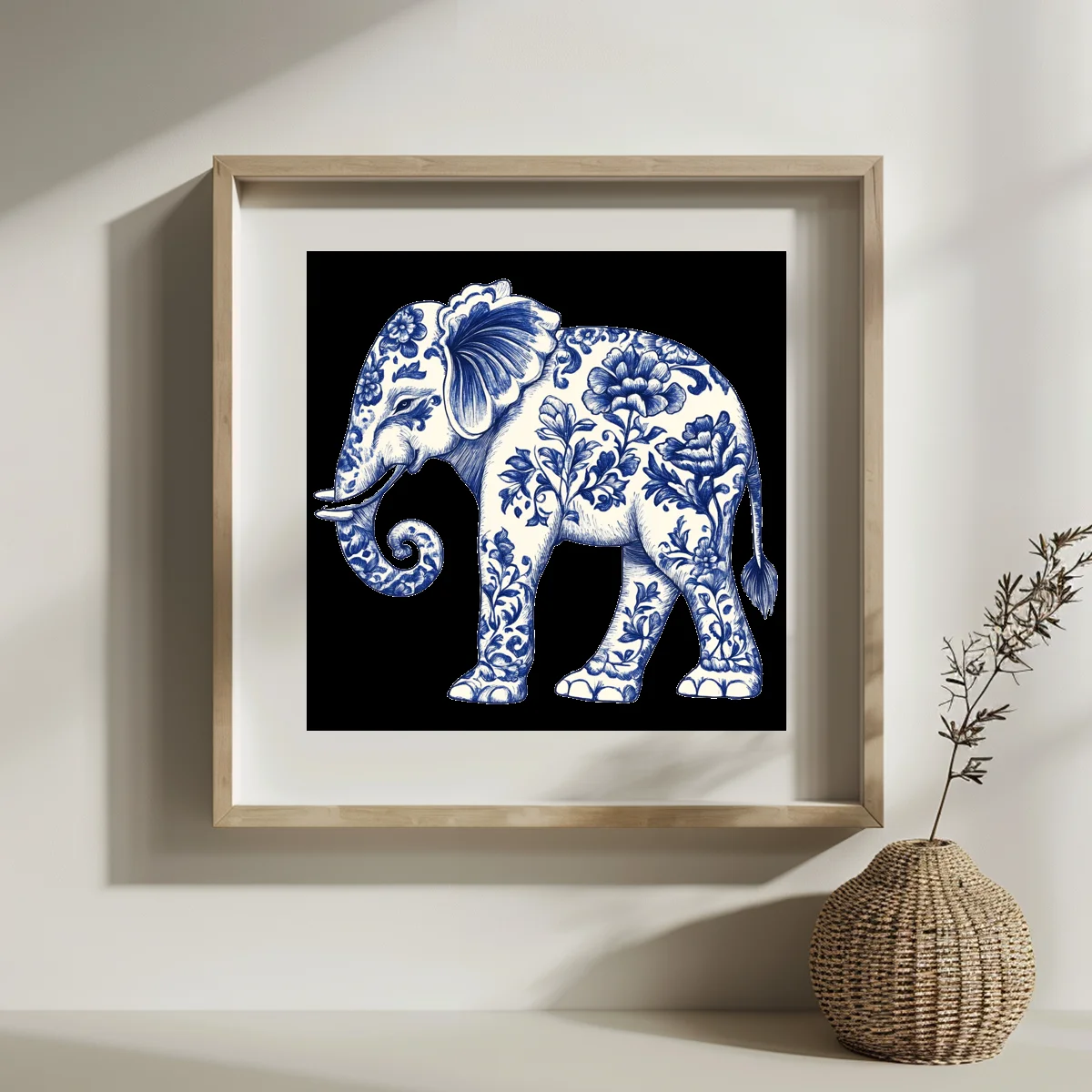 The blue elephant cross stitch Kit diy 11CT/14CT Embroidery craft New Arrival DIY