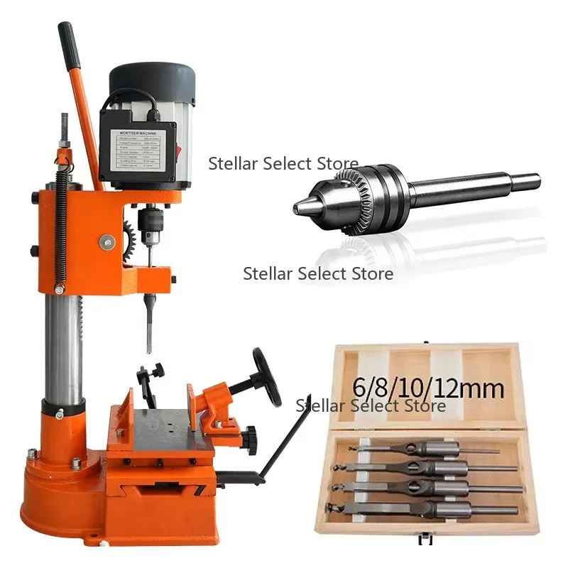 2024 Whole Sale MK361A 1300W Bench Wood Chisel Mortiser Machine Wood Working Motising Machine for Home DIY Use