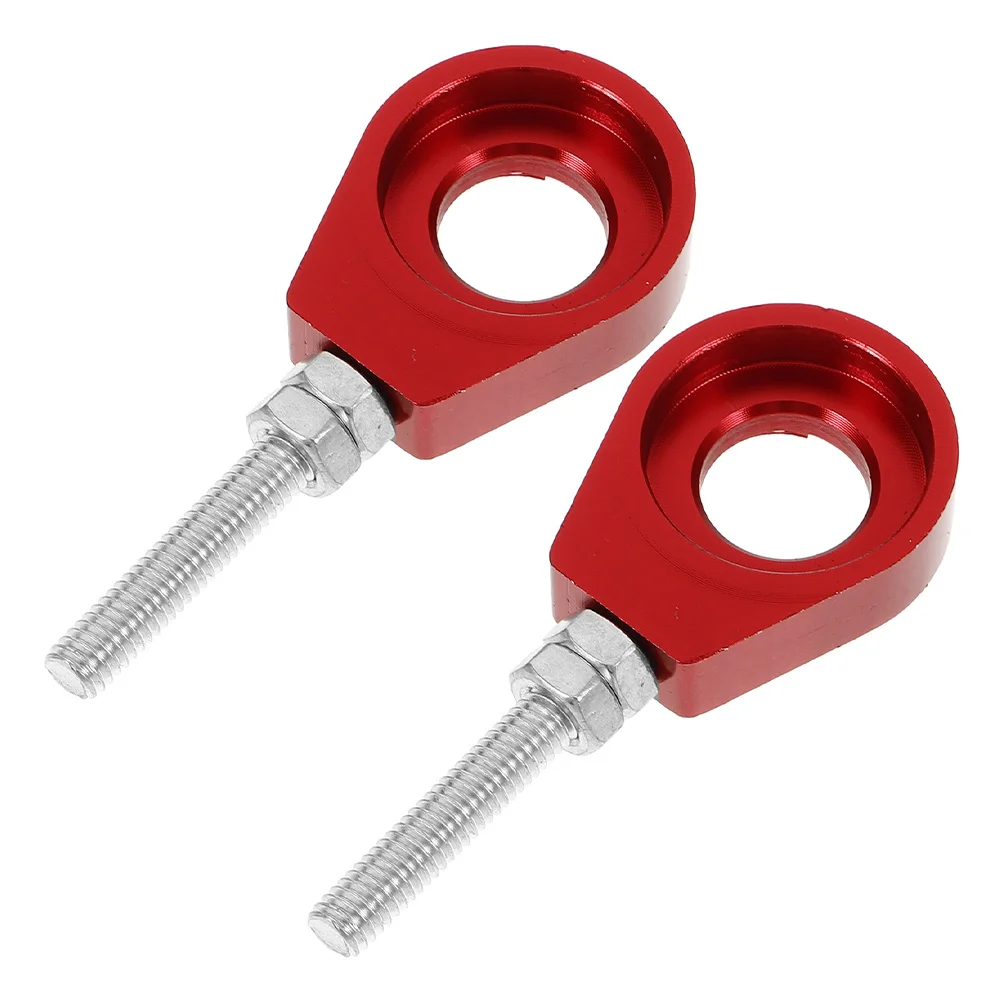 

2Pcs Motorcycle Metal Chain Tensioner Screw Adjuster Easy Adjustment Durable Precise Maintenance Safety Protection Wide