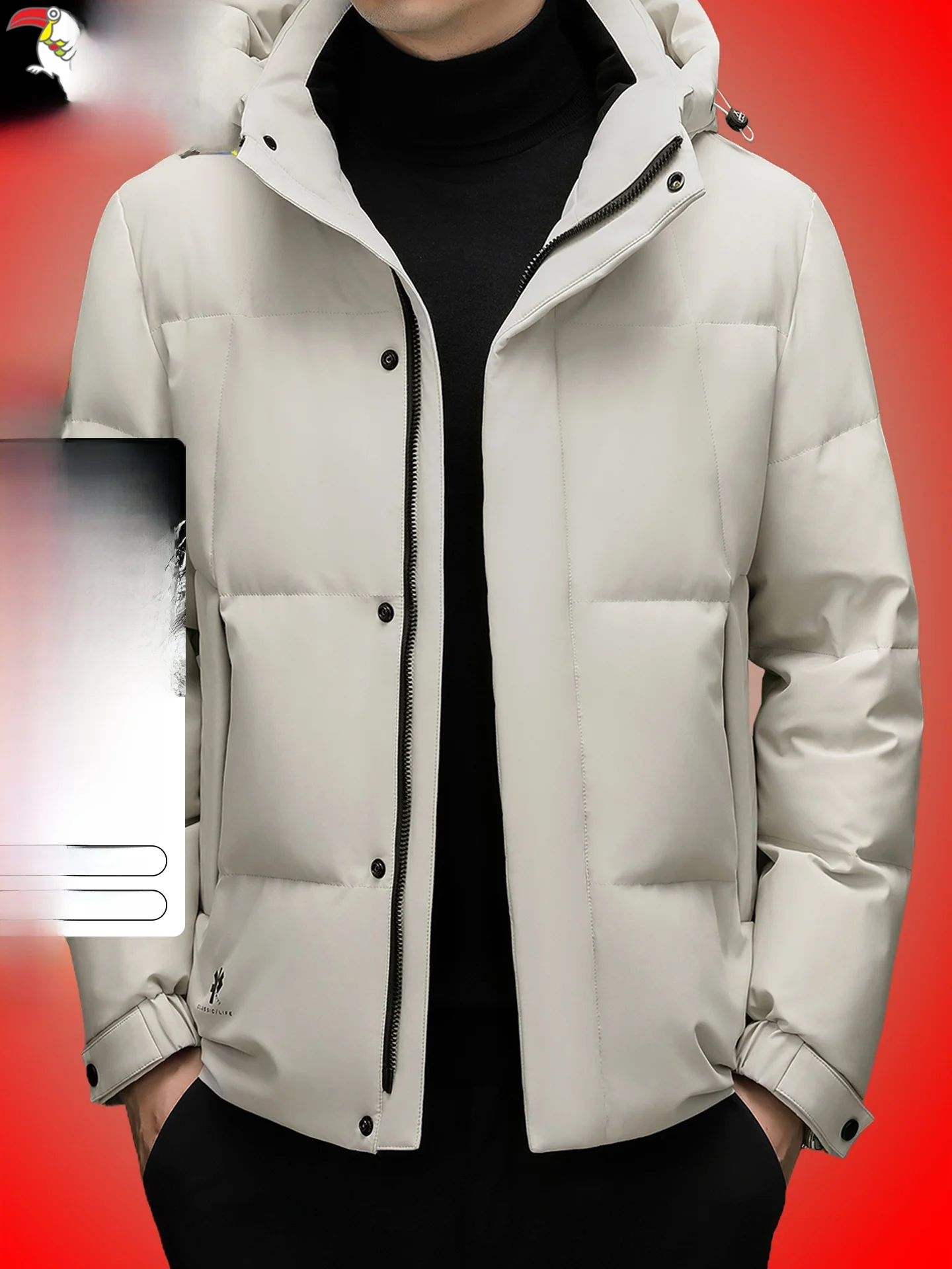 

Зимняя мужская куртка-пуховик TUCANO: модная, утепленная, с капюшоном, теплая, ветрозащитная, современный стиль, на молнии