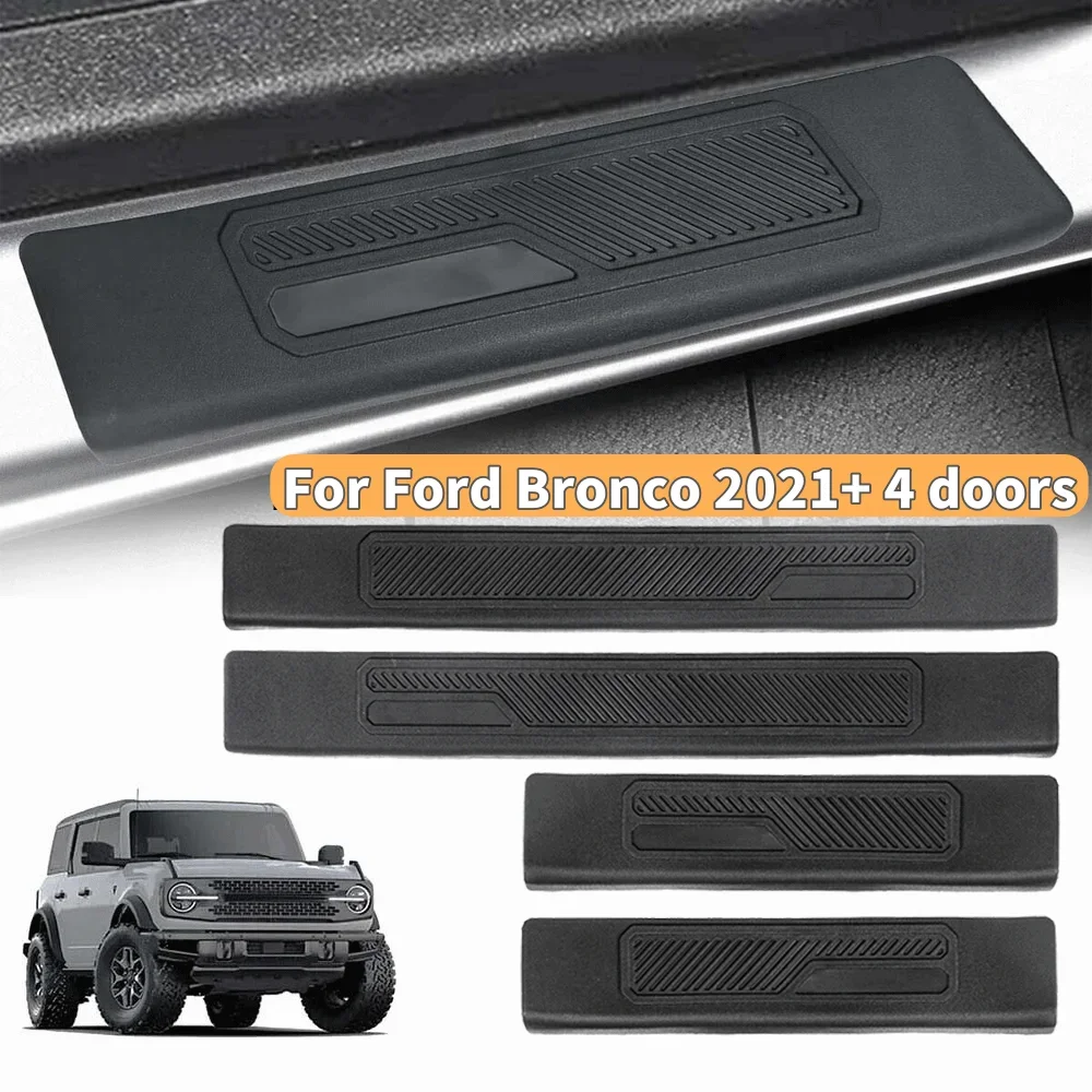 

Car Door Sill Guard Door Edge Protector Trim for Ford Bronco 4 Door 2021+