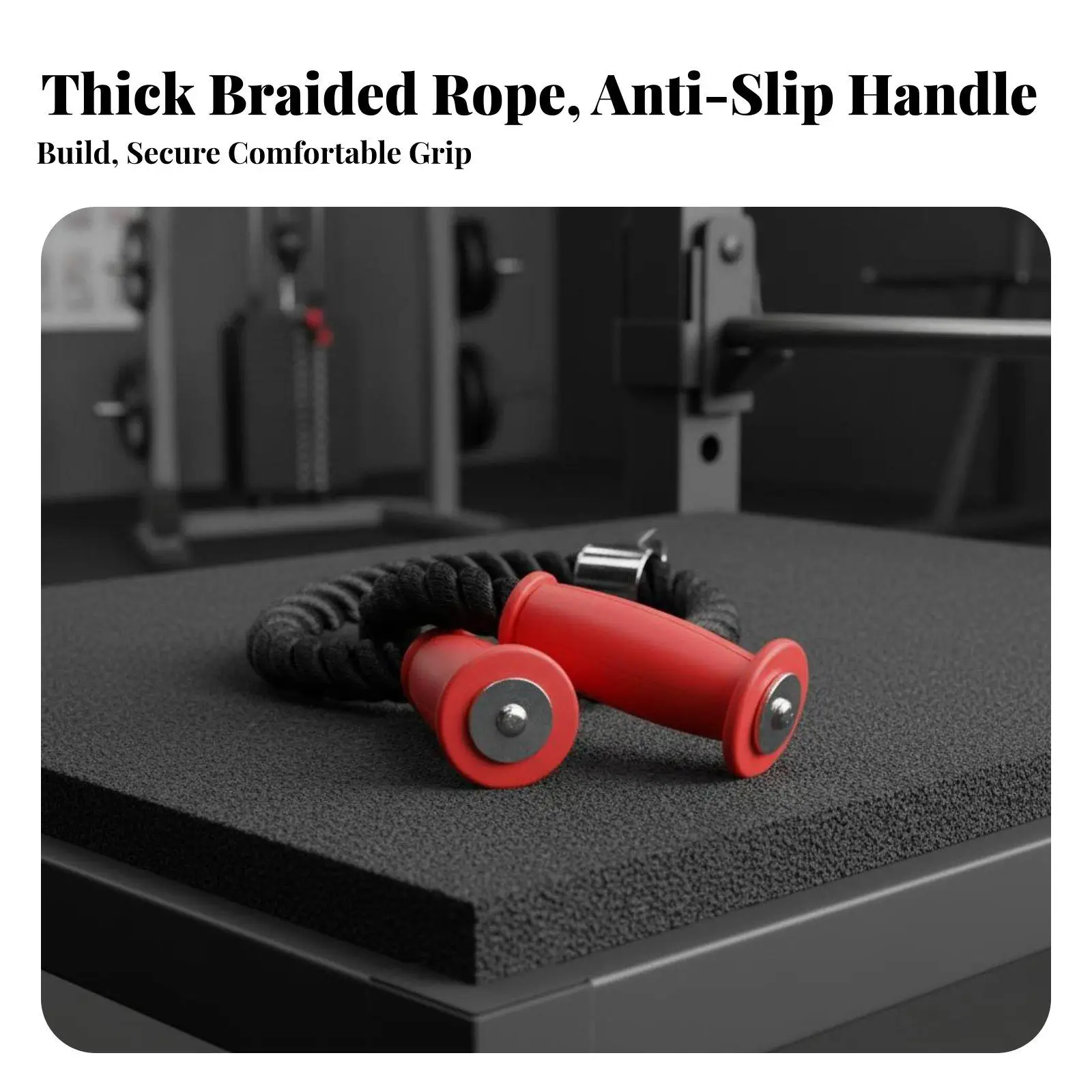 Triceps Rope Non-Slip Handles Tricep Rope Heavy Duty for Bodybuilders
