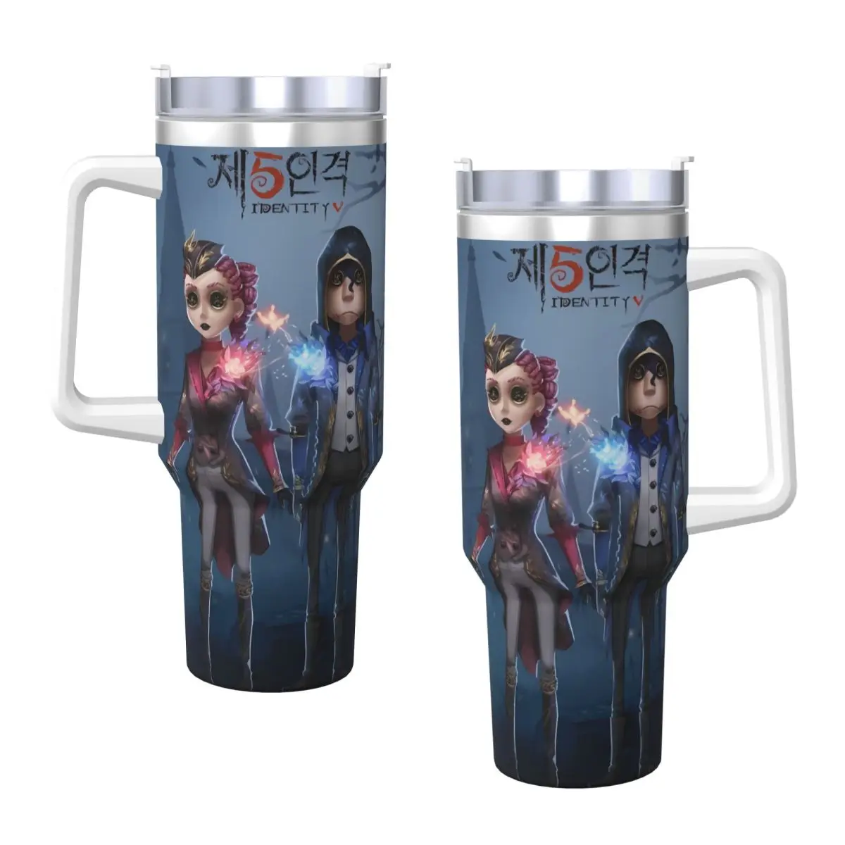 Stainless Steel Tumbler Identitys Vs Thermal Mug Keep Heat Cold Drink Mugs Cup Beach Design Water Bottle