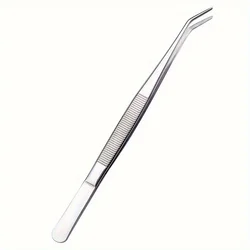 1pcs / 2pcs Stainless Steel Multi-Purpose Tweezers - Perfect For Nail Art, Dental Crystals & Cotton Picking