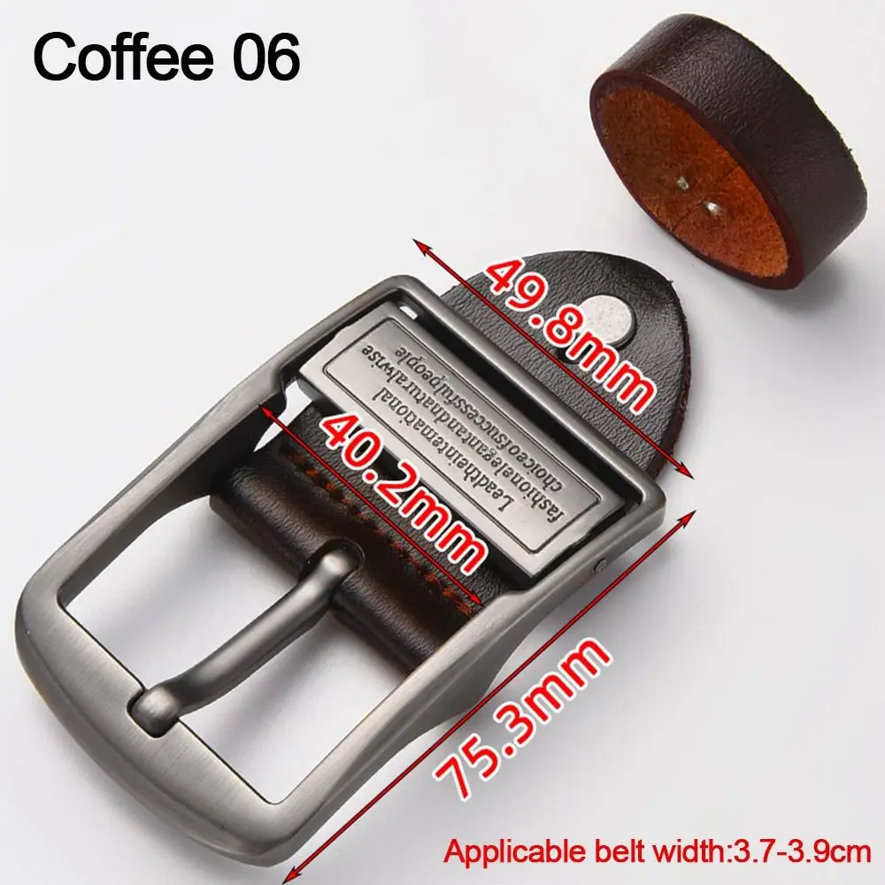 حزام الموضة استبدال مشبك DIY حزام مشبك قابل للتعديل التلقائي مشبك سبيكة الرجال حزام رئيس اكسسوارات الأعمال #4