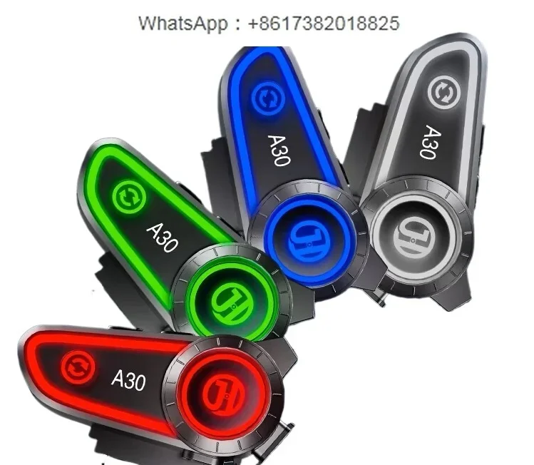 

A30 motorcycle helmet Bluetooth earphones for riders, full helmets, half helmets, waterproof and long-lasting intercom
